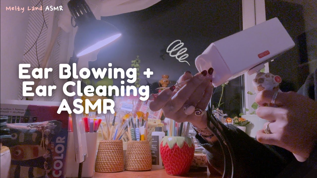 ASMR - For Tingle Immunity: Aggressive Ear Cleaning and Gentle Ear Blowing