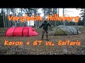 Hilleberg Vergleich: Keron 4 GT vs. Saitaris | Tunnelzelt vs. Kuppelzelt für Expedition