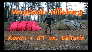 Hilleberg Vergleich: Keron 4 GT vs. Saitaris | Tunnelzelt vs. Kuppelzelt für Expedition