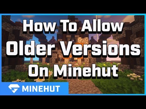 Come per permettere alle versioni precedenti di Minecraft nel server | Minehut 101