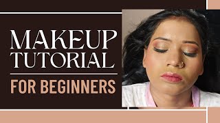Makeup for beginners 🌸 Step by step simple glam look #makeup #beginners 