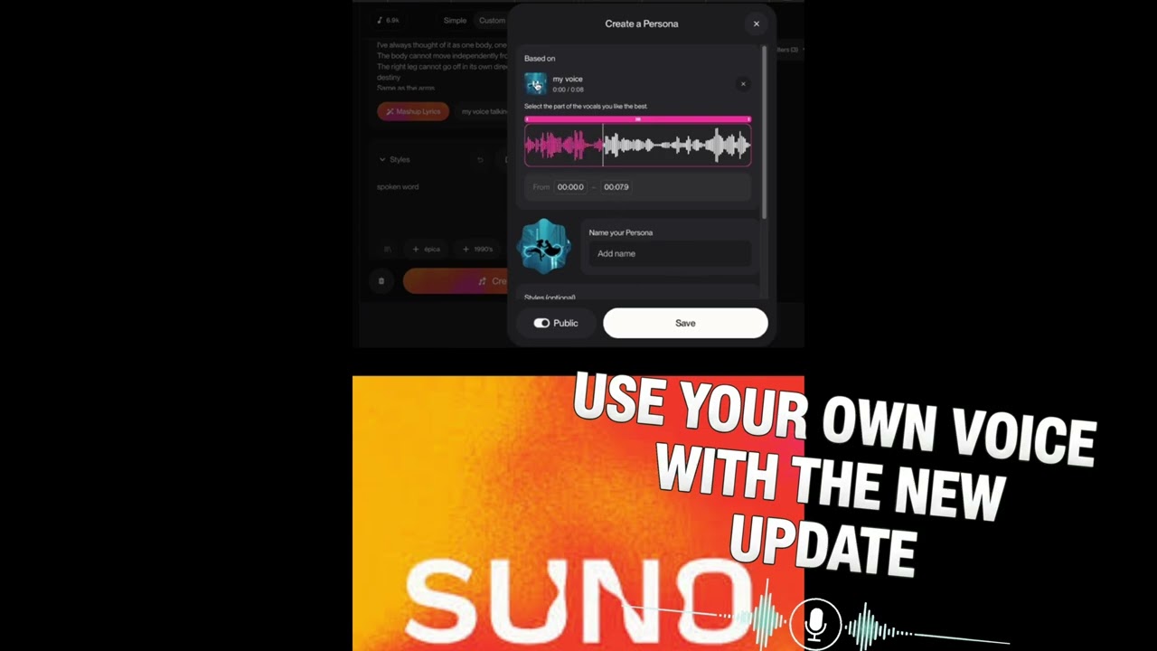 How to Use Your OWN Voice in Suno (New Mashup Update – No External Apps) 😳🔥