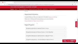 How to find your Program