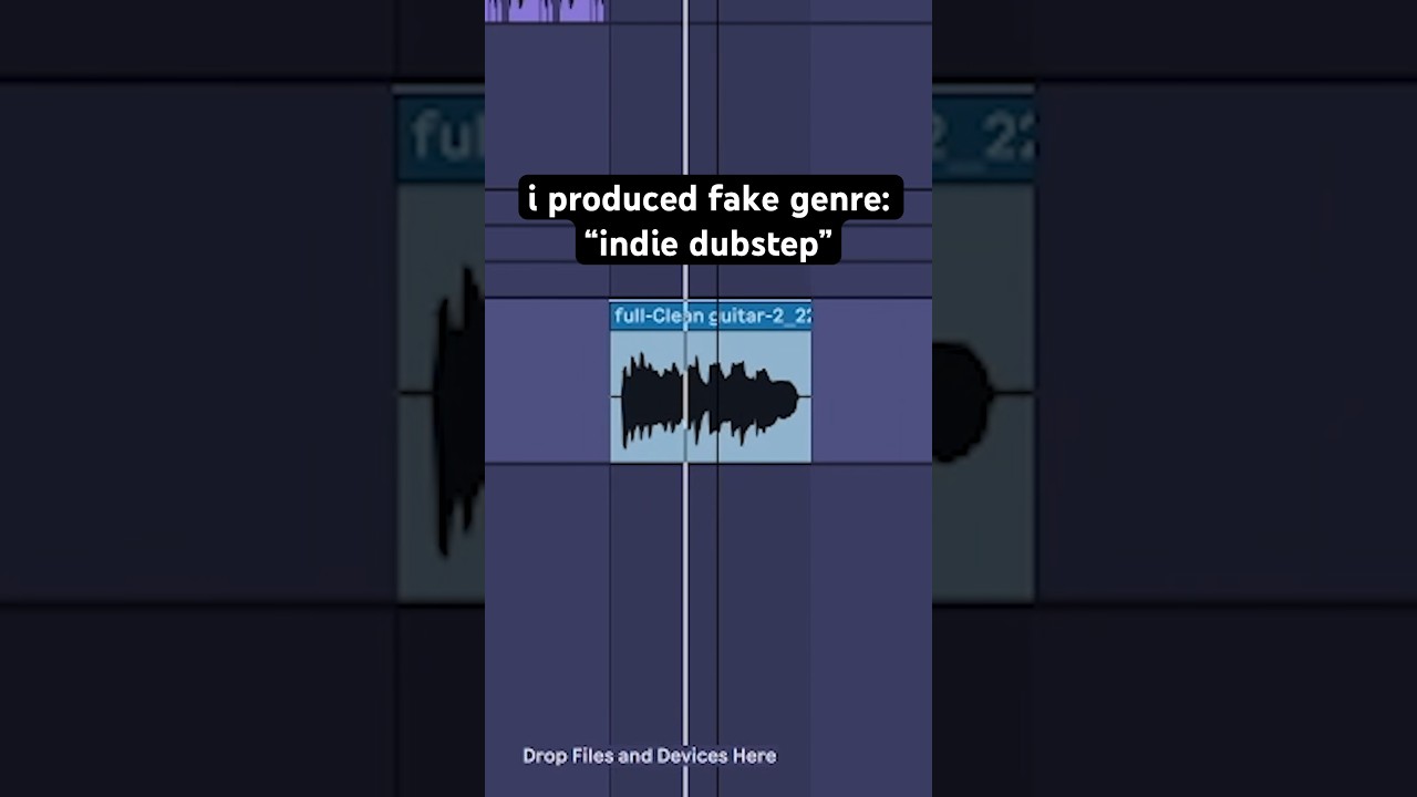 producing fake genre “indie dubstep”