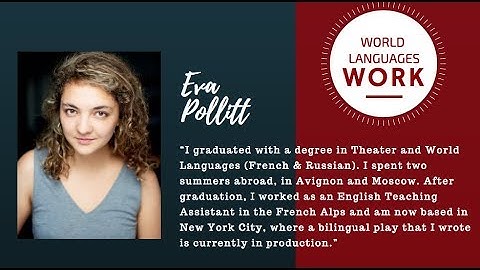 World Languages Work: Eva Pollitt