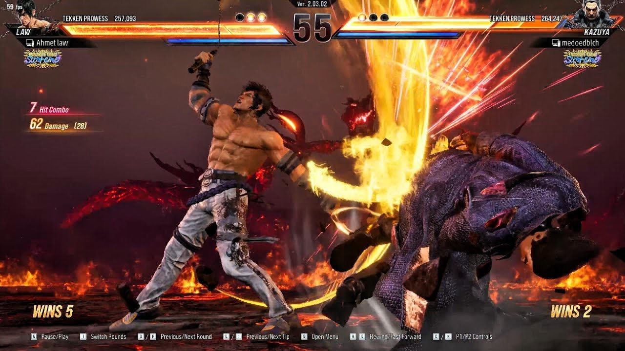 Tekken 8 law Online (Ranked) Match Part 1