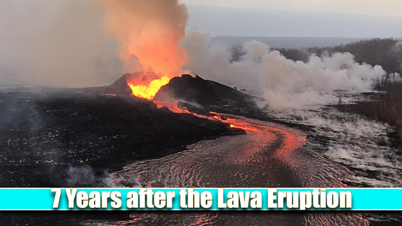 7 лет после извержения лавы на Гавайях в 2018 году