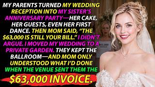 My Parents Turned My Wedding Into My Sister’s Anniversary—Then Left Me the $63K Bill