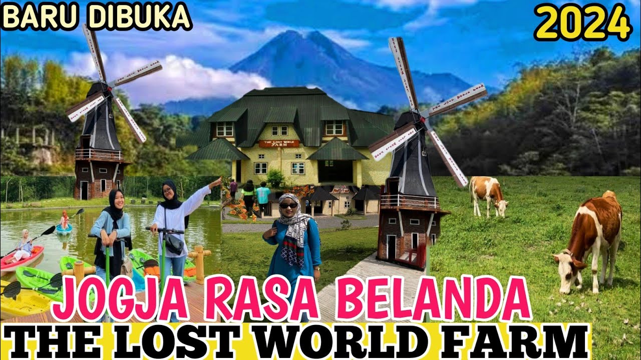 THE LOST WORLD FARM..BARU DI BUKA 2024..DAN THE LOST WORLD CASTLE || WISATA JOGJA TERBARU