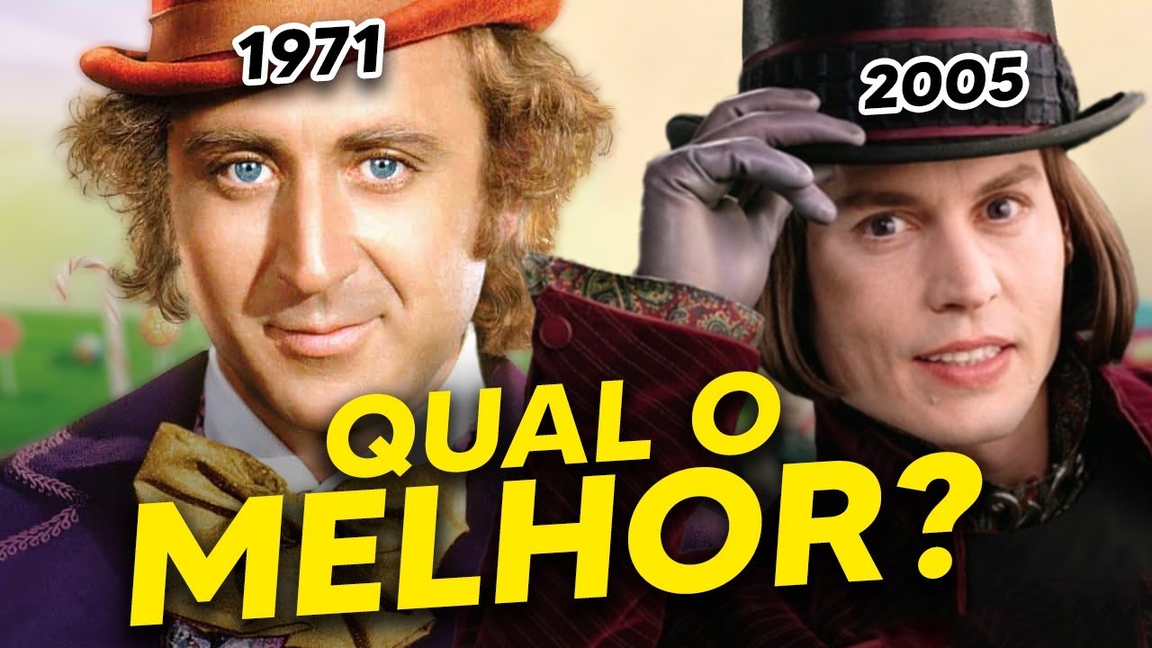 Eu Assisti A FANTASTICA FÁBRICA DE CHOCOLATE KKKKKKKK (1971 vs 2005)