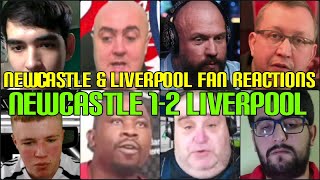 LIVERPOOL & NEWCASTLE FANS REACTION TO NEWCASTLE 1-2 LIVERPOOL | FANS CHANNEL