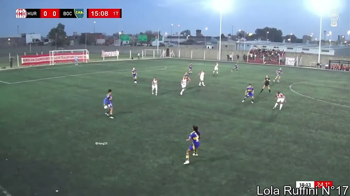 Lola Ruffini N°17 (Boca Juniors) VS Huracán | Torneo Apertura 2025 | Fecha 13