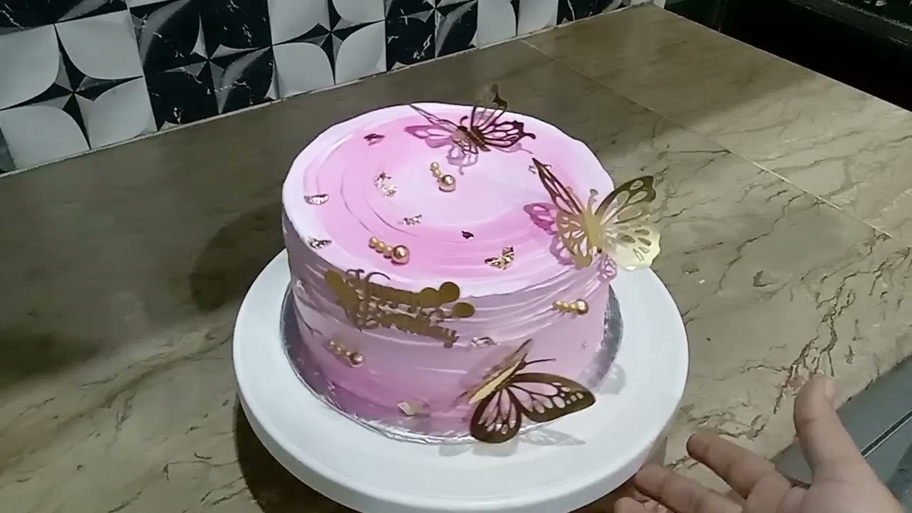 Украшение торта на день рождения для девочек | Потрясающие домашние торты | Дизайн тортов