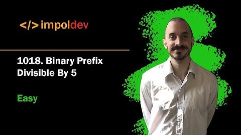 Binary Prefix Divisible By 5 | LeetCode 1018 - Python