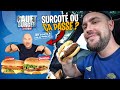 Je gote les deux cauet burger de chez quick le poulet et le boeuf