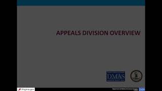 Appeals Module One (Overview)
