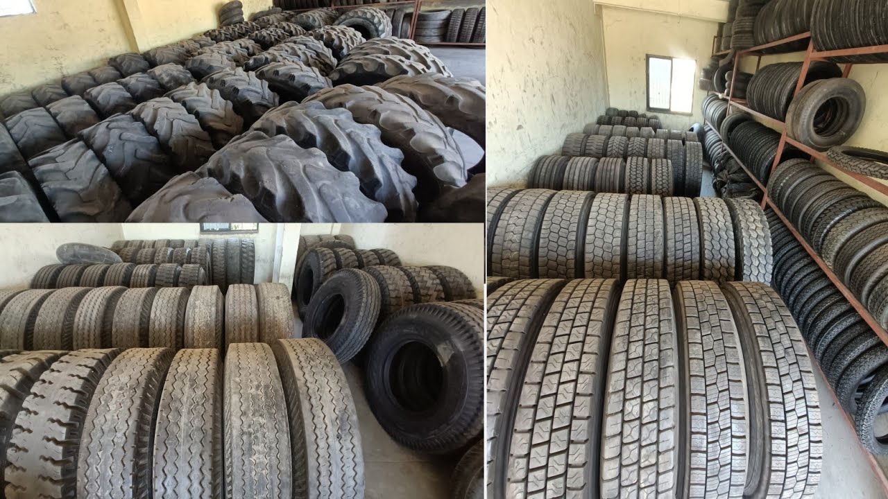 Godown tyres video✨💯  || all size information || all size tyres available || Second & Remolding ||