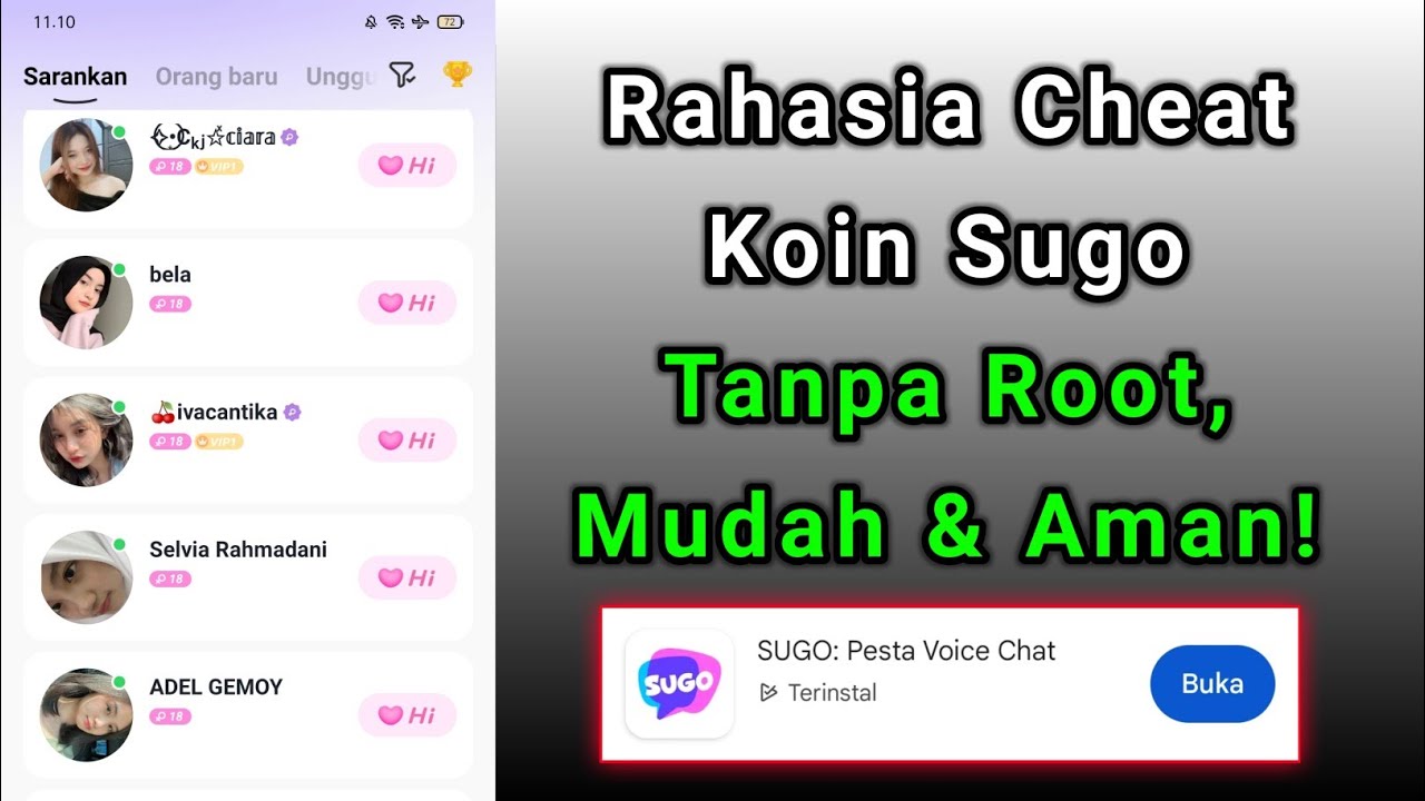 Cara Cheat Koin Sugo ~ Cara Isi Koin Sugo Gratis