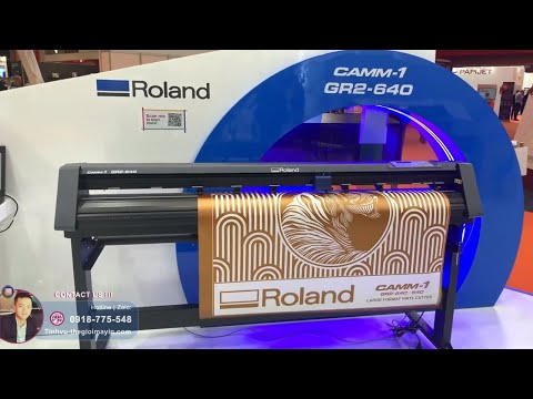 Video Máy cắt DECAL, cắt bế TEM NHÃN khổ lớn mới ROLAND... - youtube