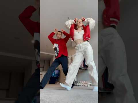 Paint the town red 👹 “SHE A DEVIL” Viral Dance Trend - Jasmin and James #shorts