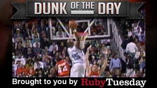 Ruby Tuesday Dunk of the Day | North Carolina's Vince Carter | ACCDigitalNetwork