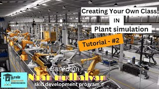 Creating your own class || Tecnomatix Plant Simulation #02|| Virtual plant simulation