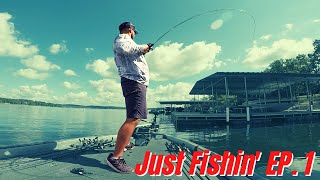 EXPLORING a NEW Lake (JUST FISHIN' Ep. 1)