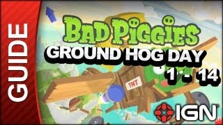 Bad Piggies - Ground Hog Day - 1 - 14 - Walkthrough