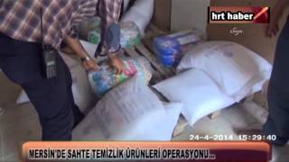 Mersi̇nde Sahte Temi̇zli̇k Ürünleri̇ Operasyonu
