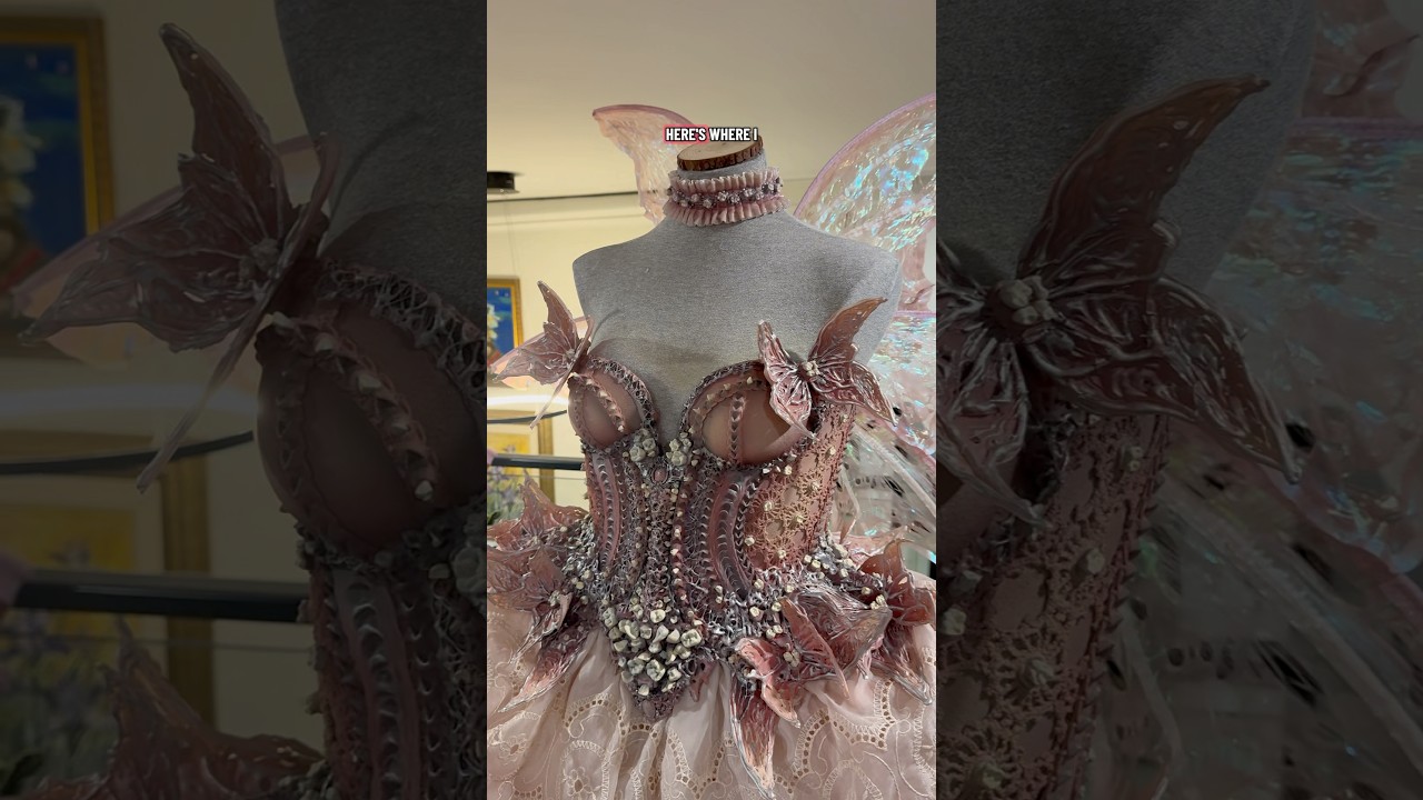 TOOTH FAIRY CORSET 🤯🦷 #halloween #halloweencostume #cosplay #halloweenparty #costume