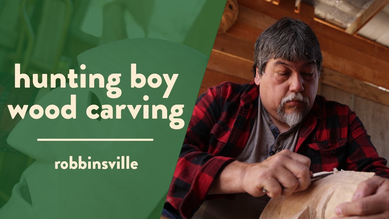 Hunting Boy Wood Carving Over 30 Years of Cherokee Craft YouTube