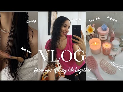 تهليت فراسي وجمعت الروينة ✨💕|  Glow up / Get my life together  (Hair-Nails-Skin-Cleaning )