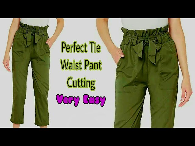 Navy Tie Waist Linen Wide Leg Trouser | Simply Be