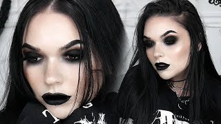 Smokey Black Grunge Heavy Metal Concert GRWM