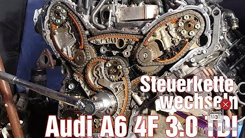 Audi A6 4F 3.0 TDI Quattro Steuerkette Timing Chain Anleitung Episode one