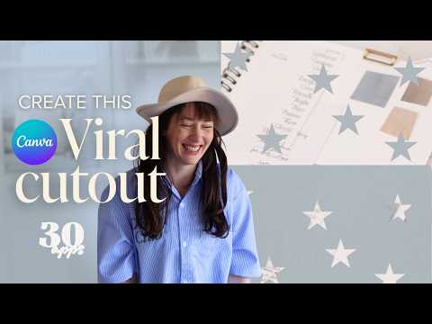 Create the Viral Stamp Punch Cutout Effect in Canva