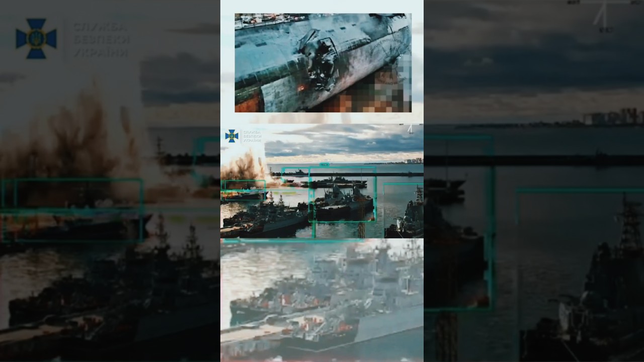 Первый подводный удар беспилотника Украины 