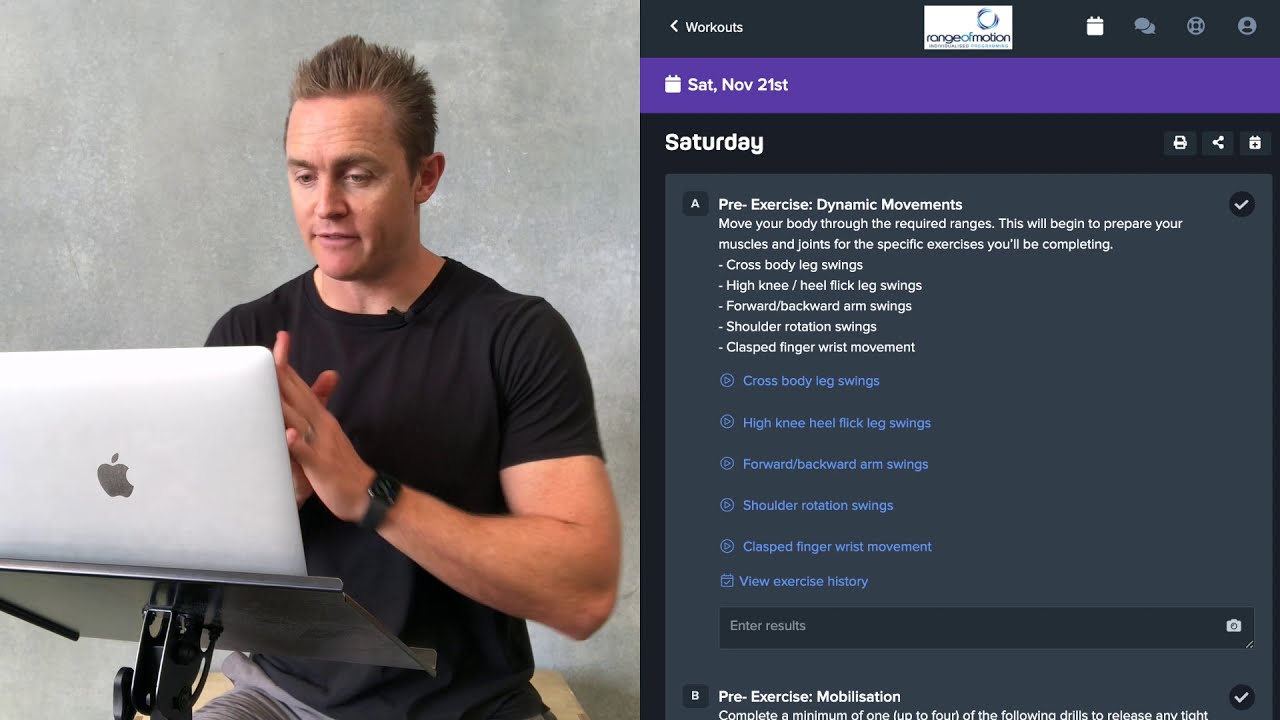 Training Day: Dynamic and max effort strength, relative stamina and ring work.