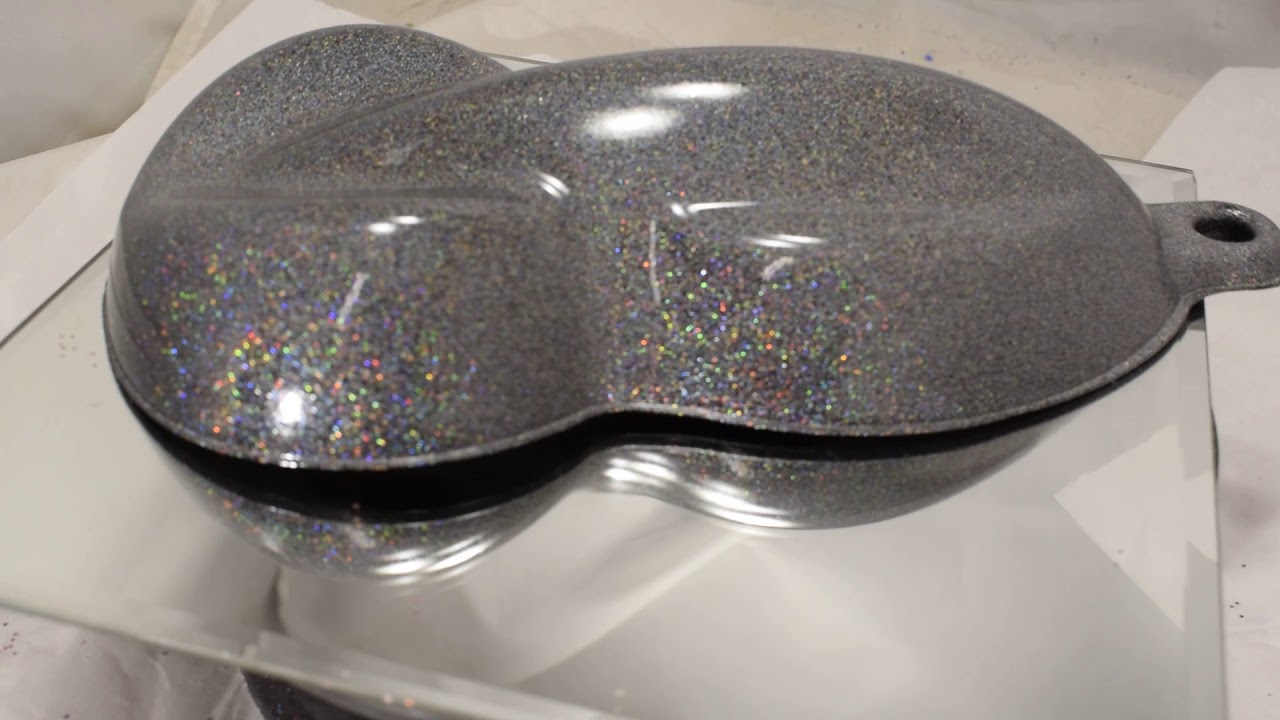 Gunmetal Gray Holographic Micro Flake Epoxy Additive - .002" Hex Metal Flake For Custom Paint 8 thumbnail image