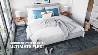 Alfombra Modular Multifamily Living Milliken Floor Covering Tecnomadera