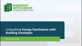 2026 EIMA Annual Meeting - Speaker Amy Schmidt- Unleashing Energy Dominance with Building Envelopes