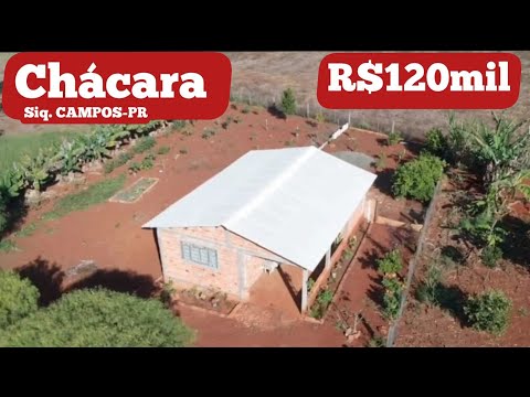 Capa do vídeo ***(Indisponível)***CHÁCARA COM CASA TODA CERCADA PERTO DA CIDADE R$120mil