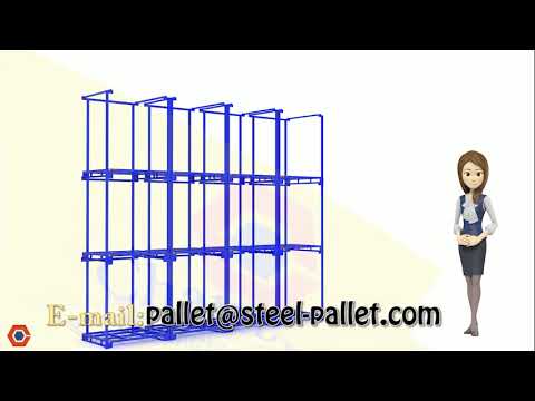 Pallet Tainer、pallet tainer、stackable racking、stack racks - YouTube