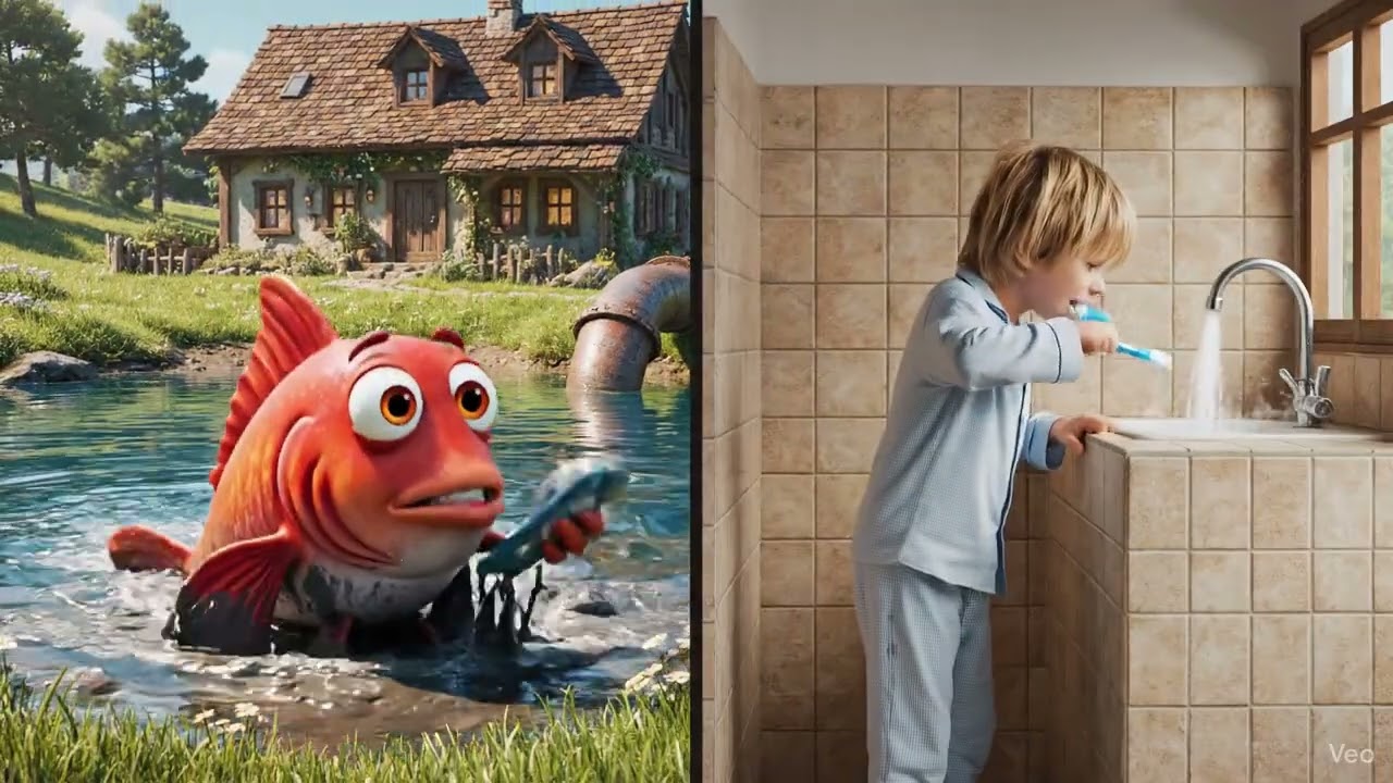 Su İsrafı Bir Balığın Hayatını Nasıl Etkiler? | Çocuklar İçin Kısa Animasyon Su İsrafı