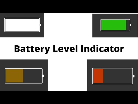 Battery Level Indicator With Animations In HTML CSS