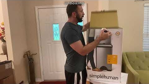 Excellent 38 Liter Stainless Trash Can by Simple Human