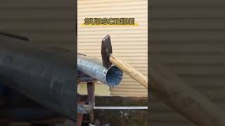 Perfect Idea for joining two iron pipes 😃 #stickwelding #skills #workers #metalwork #metal