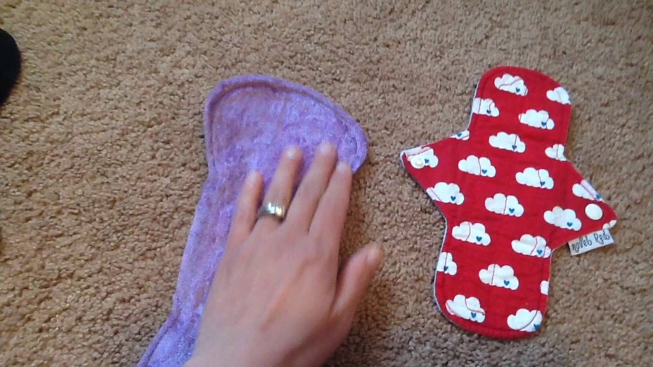 Novel Red cloth pad review YouTube