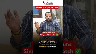 Multiple vacancies ,single offline batch #jkssb #ssc #ibps #shorts