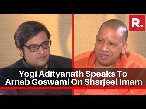 UP Chief Minister Yogi Adityanath Speaks To Arnab Goswami Following Sharjeel Imam's Arrest